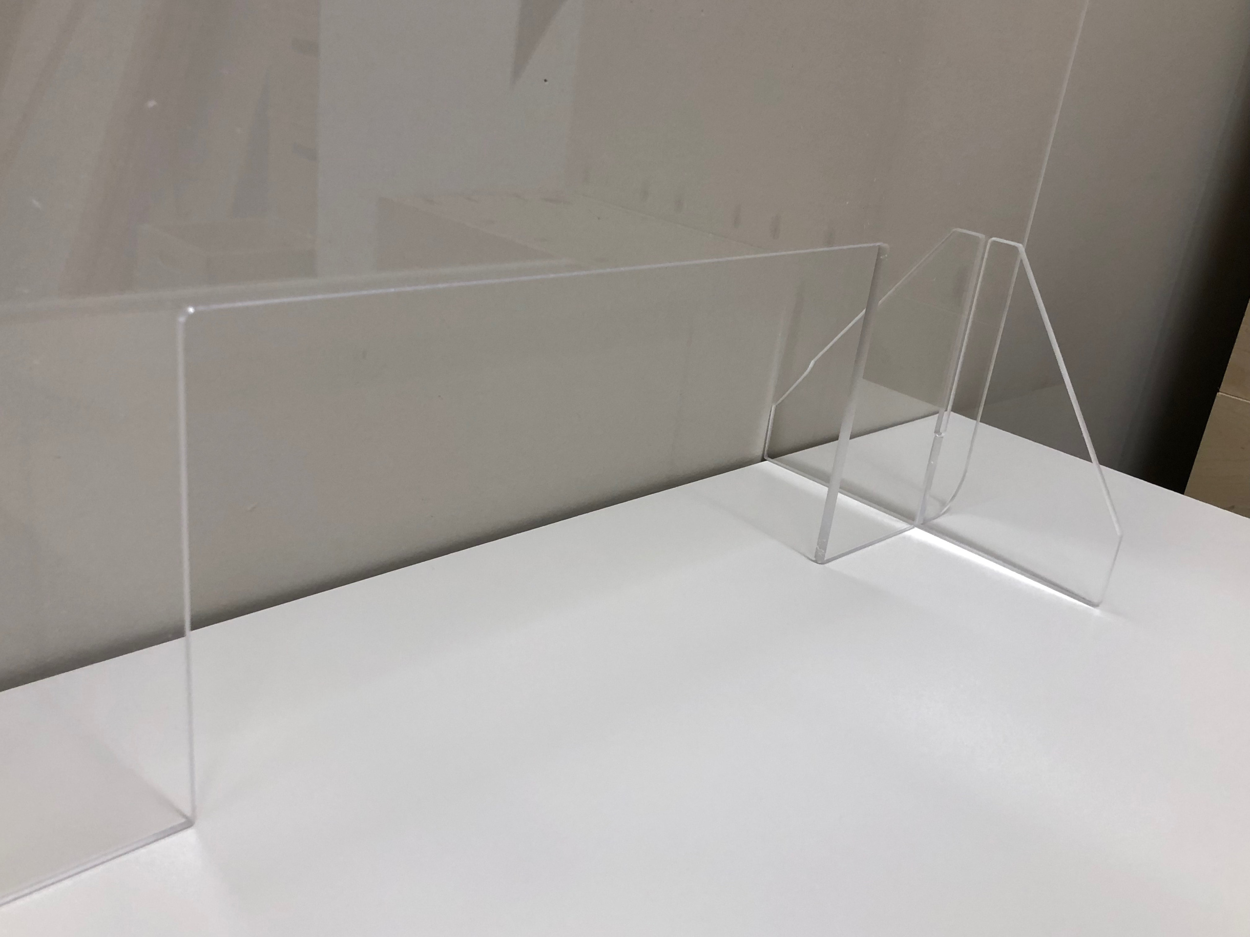 New Design Clear Acrylic Separator Counter Sneeze Guard